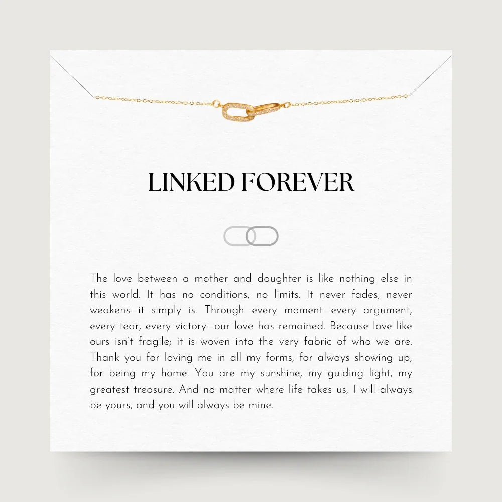 Forever Connected Necklace for Mother and Daughter