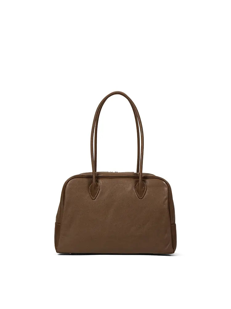 Vegetable-Tanned Leather Toast Box Bag