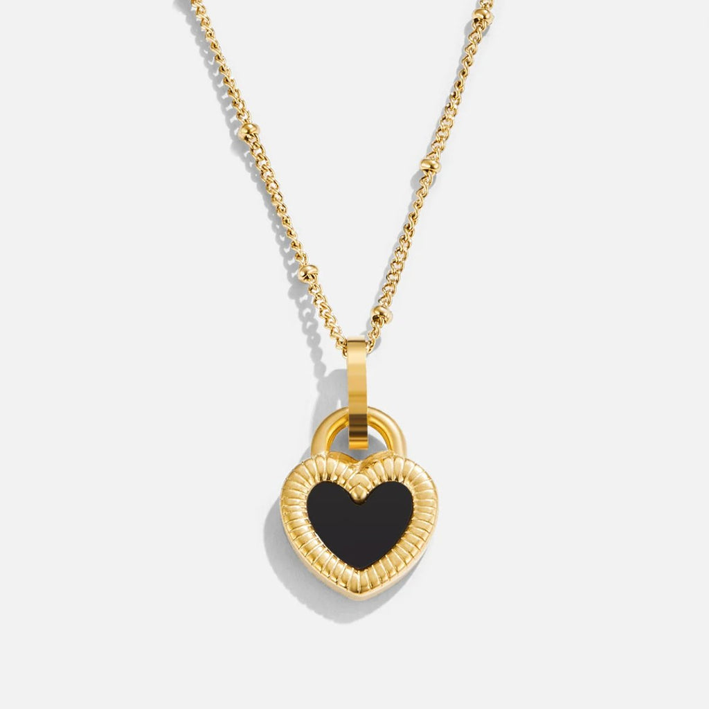 Helga – Gold Necklace Featuring Dual Pendants