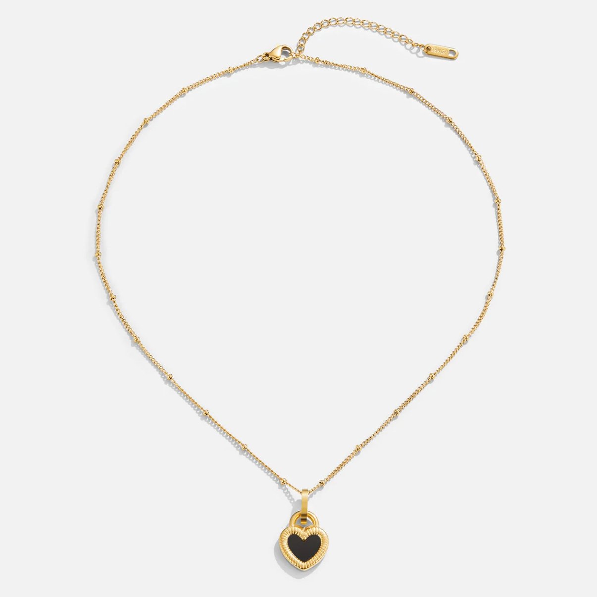 Helga – Gold Necklace Featuring Dual Pendants