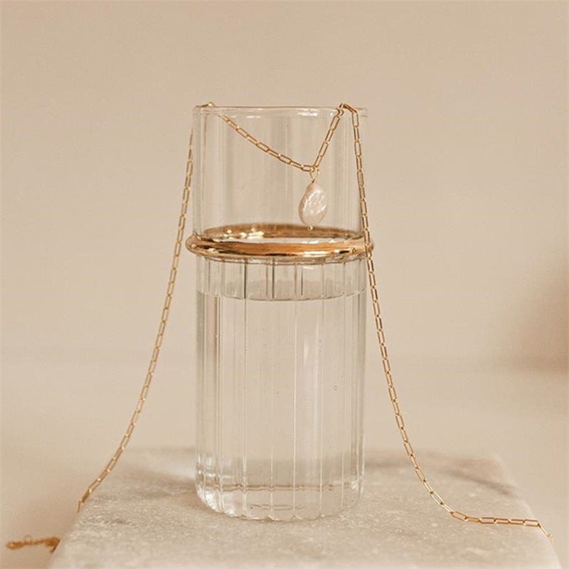 Elisa – Elegant Gold-Plated Necklace Featuring a Mini Cross