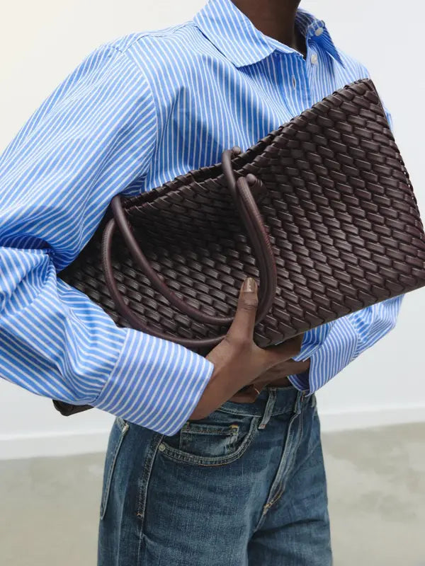 Lindsay - Chic Woven Tote Bag for Everyday Casual Style