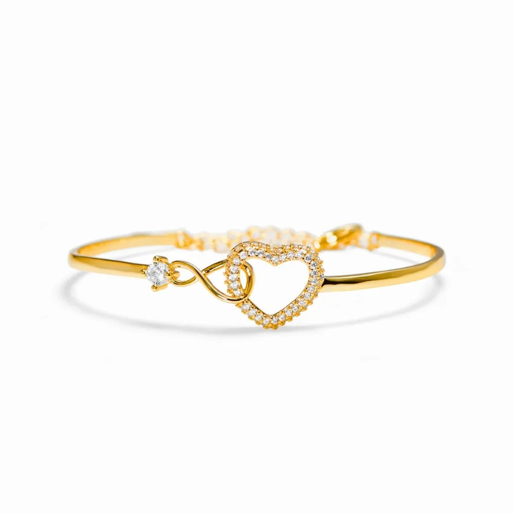 Infinity Heart Bracelet for Mothers and Daughters