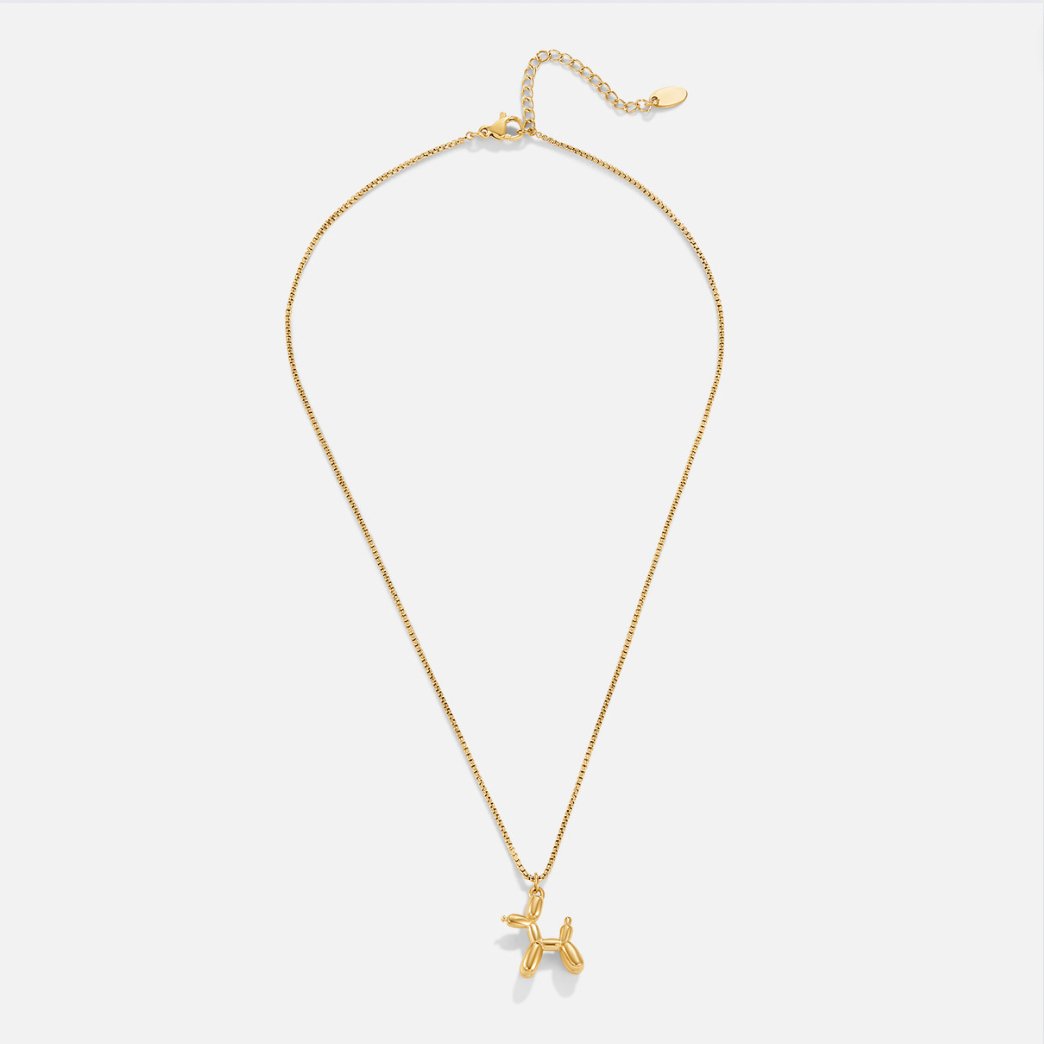 Selma – Gold Heart Pendant Necklace with Gemstone