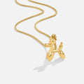 Selma – Gold Heart Pendant Necklace with Gemstone
