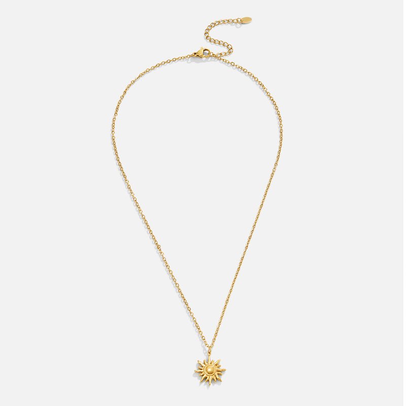 Ronja – Floral Pendant Gold Necklace