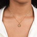 Ronja – Floral Pendant Gold Necklace