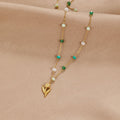 Anneliese – Elegant Gold Necklace with Sleek Snake Design
