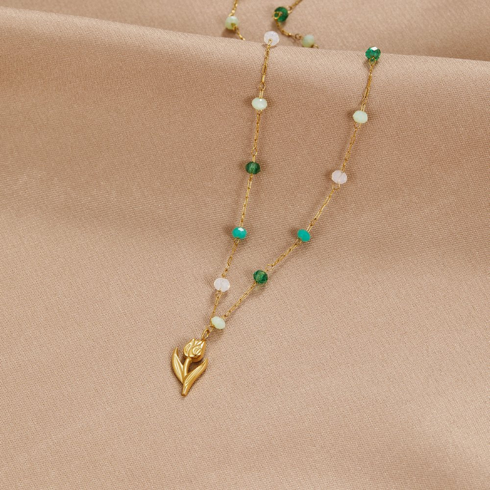 Anneliese – Elegant Gold Necklace with Sleek Snake Design