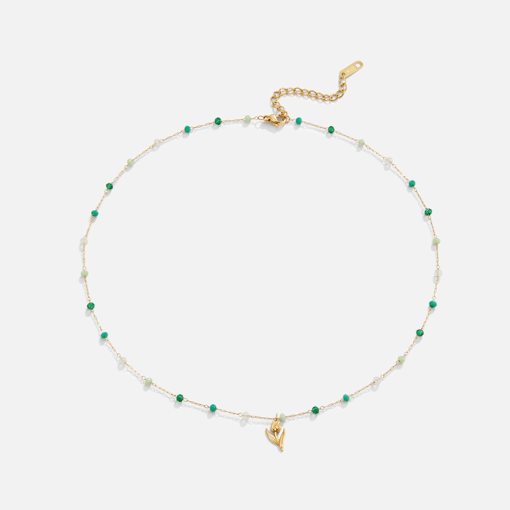 Anneliese – Elegant Gold Necklace with Sleek Snake Design