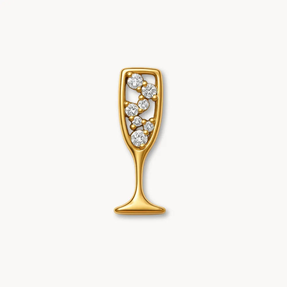 Sparkling Champagne Charm