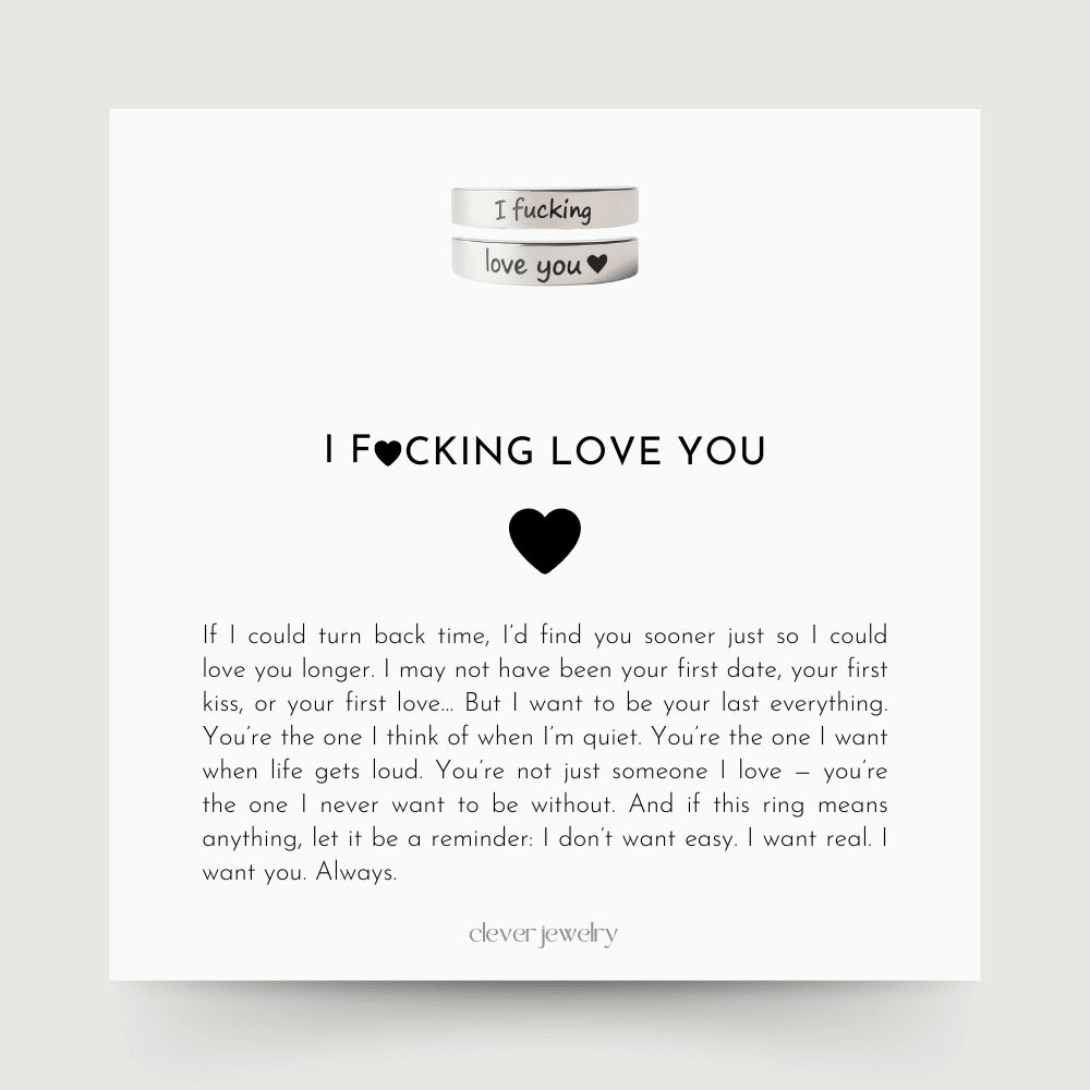 I Absolutely Adore You Ring