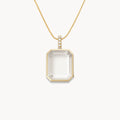 Gold Baguette Locket