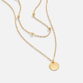 Annalena – Double Gold Pendant Necklace