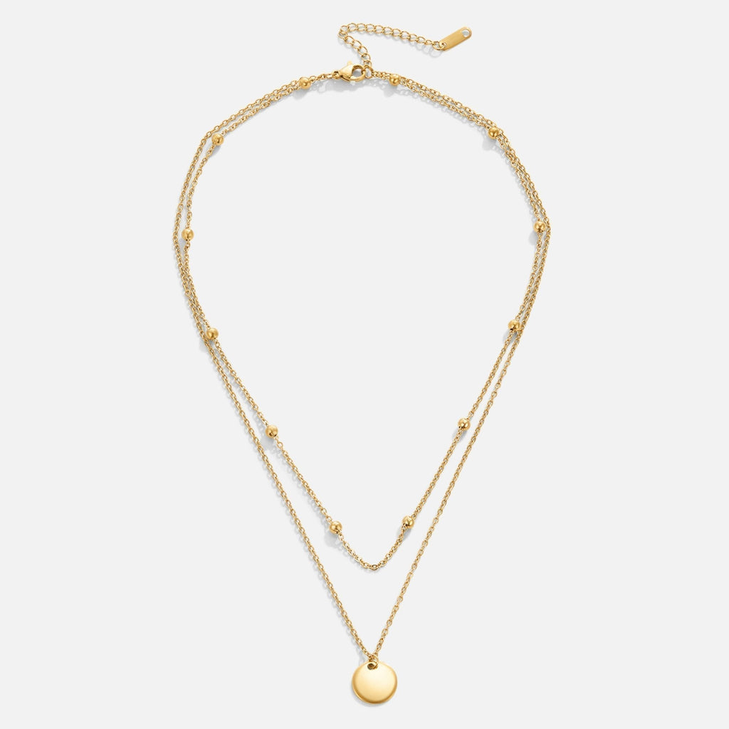 Annalena – Double Gold Pendant Necklace