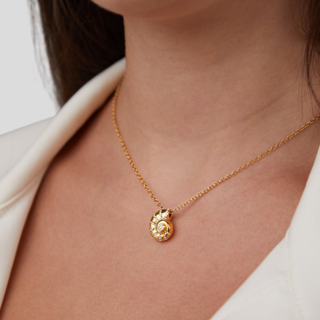 Rosalie – Heart-Shaped Gold Necklace
