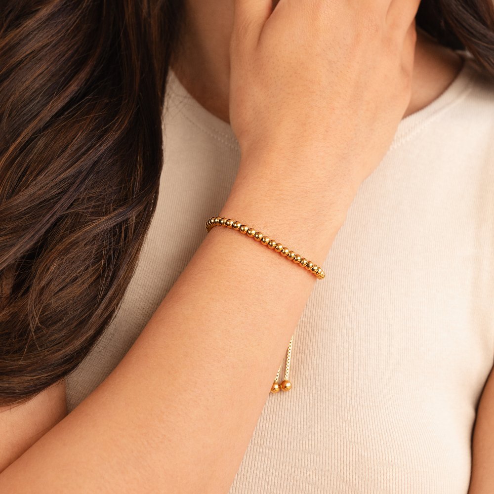 Adelina – Gold Bracelet Adorned with Nila Pearls