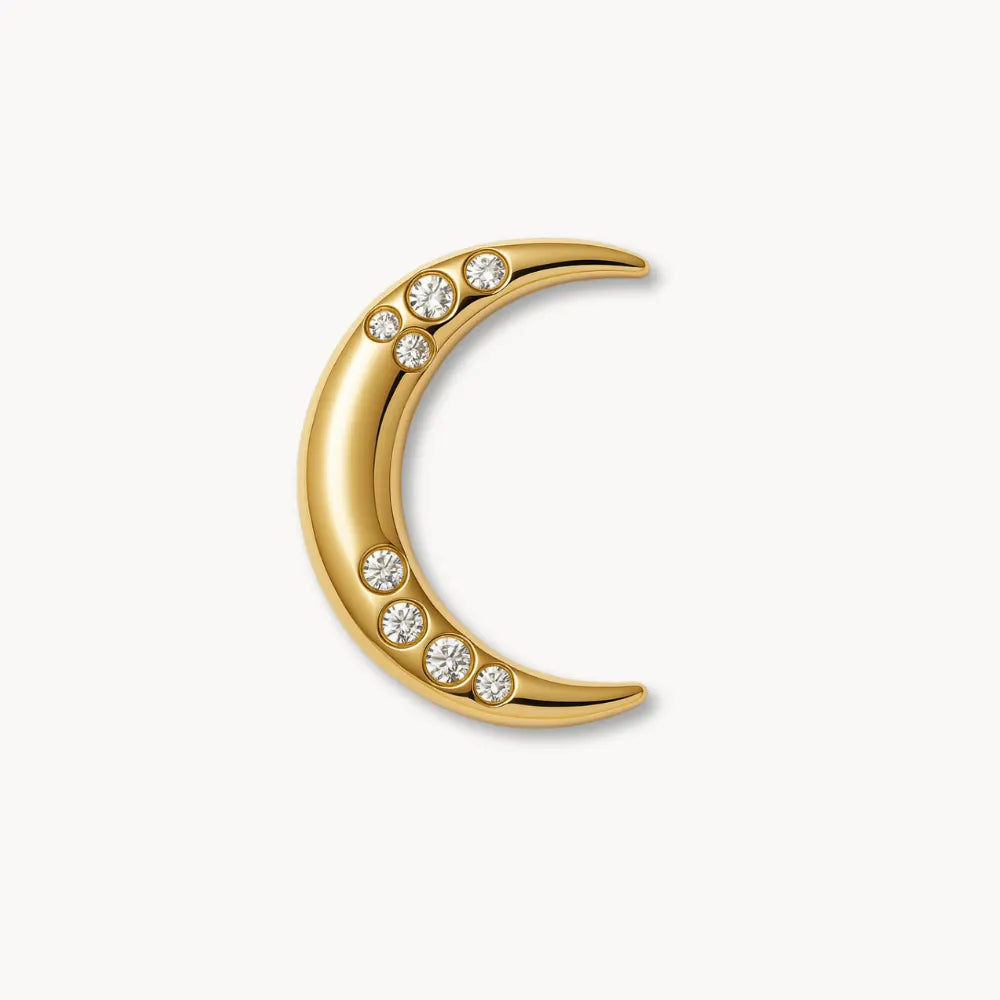 Moonlit Crescent Charm