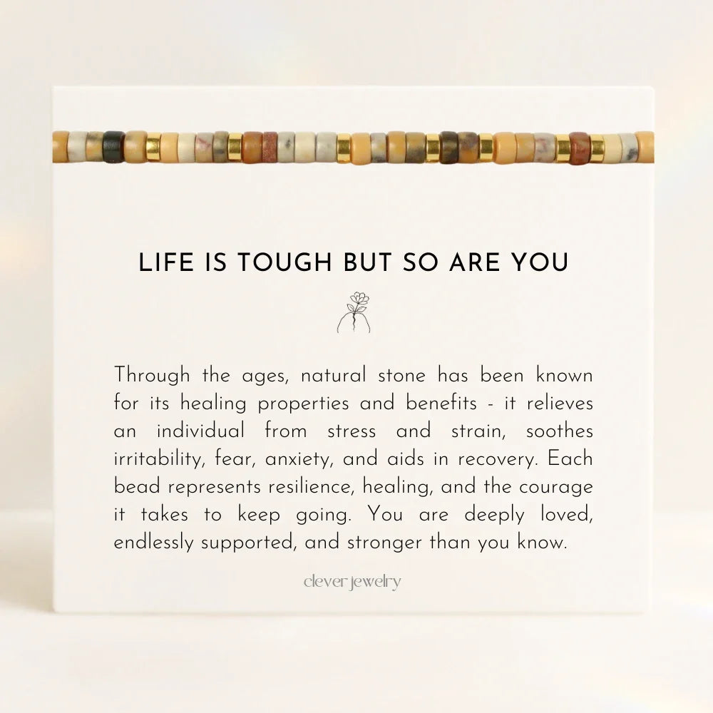 Resilient Spirit Bracelet: Life Is Tough, But So Are You