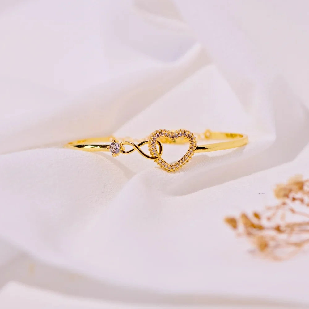 Infinity Heart Bracelet for Mothers and Daughters