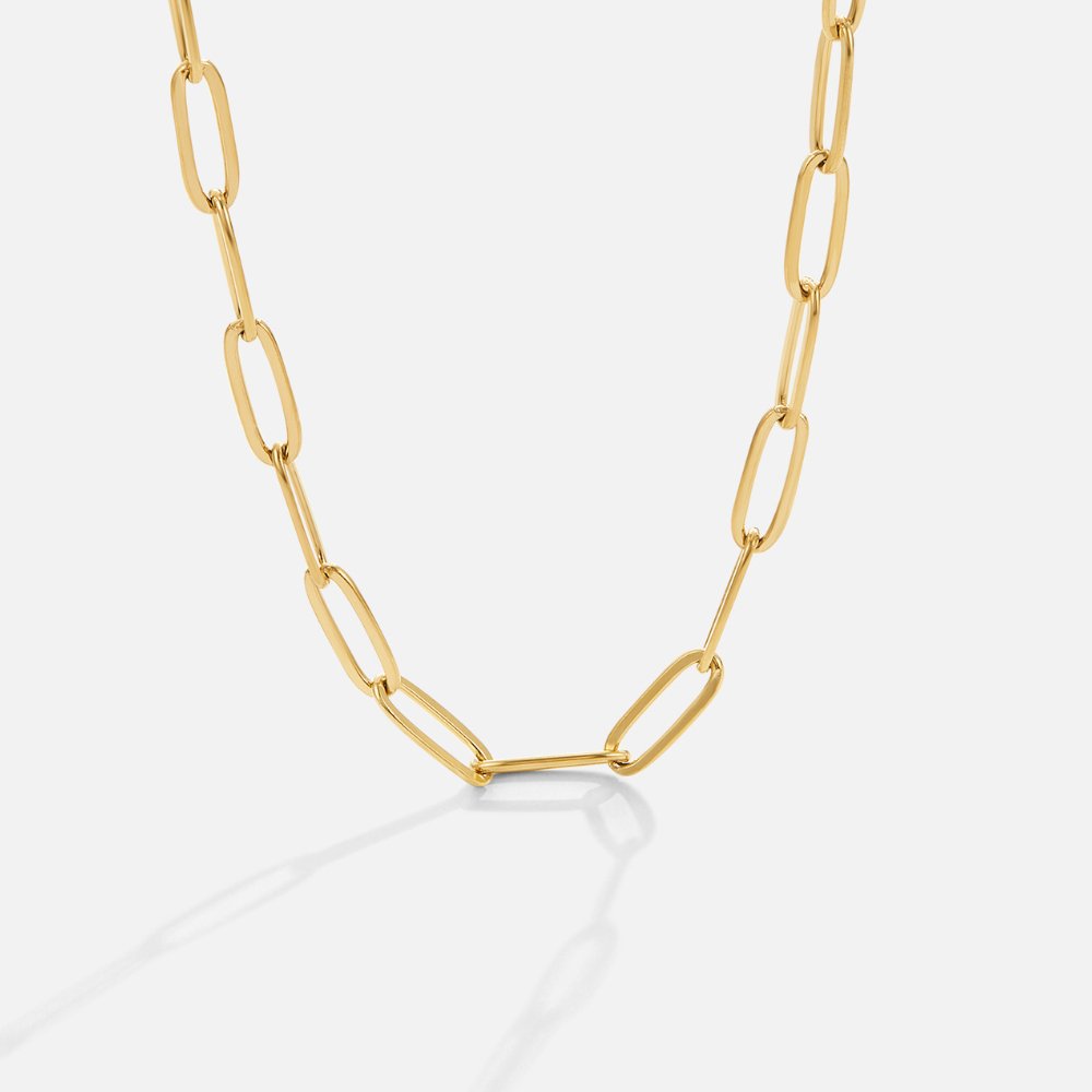 Leonora – Gold Link Design Necklace