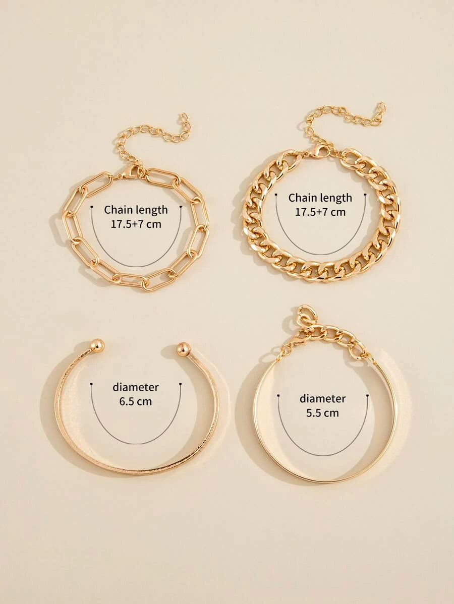 4 Piece Deja Bracelet Set