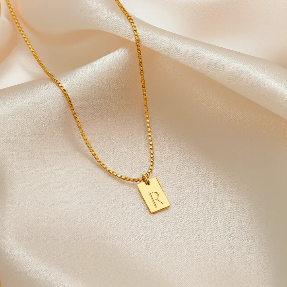 Personalized Initial Promise Necklace
