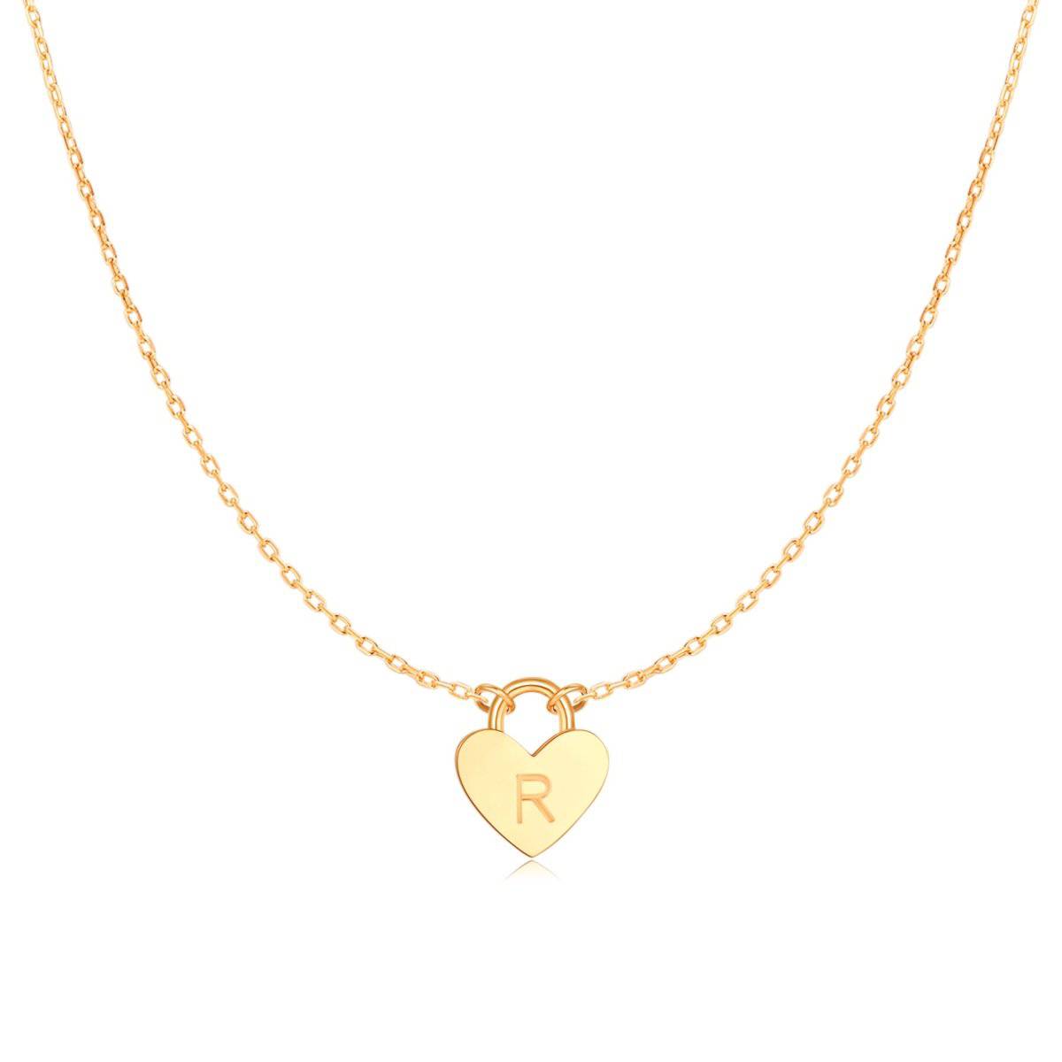 Initial Heart Necklace