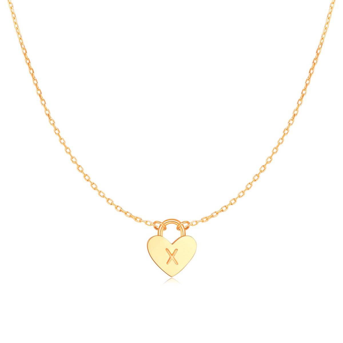 Initial Heart Necklace