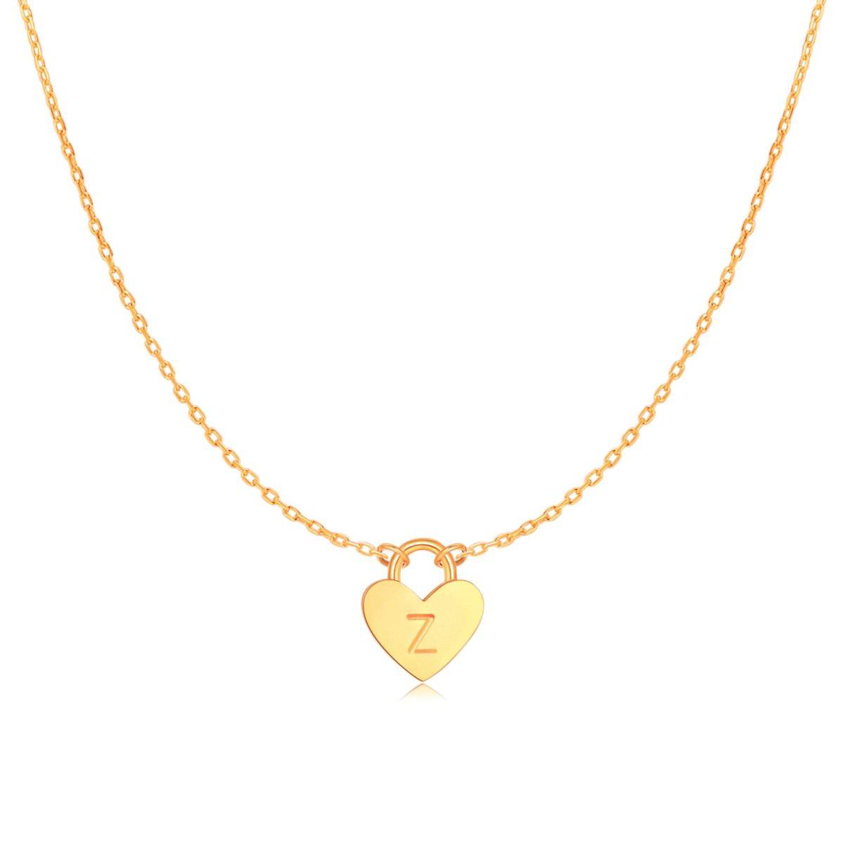 Initial Heart Necklace
