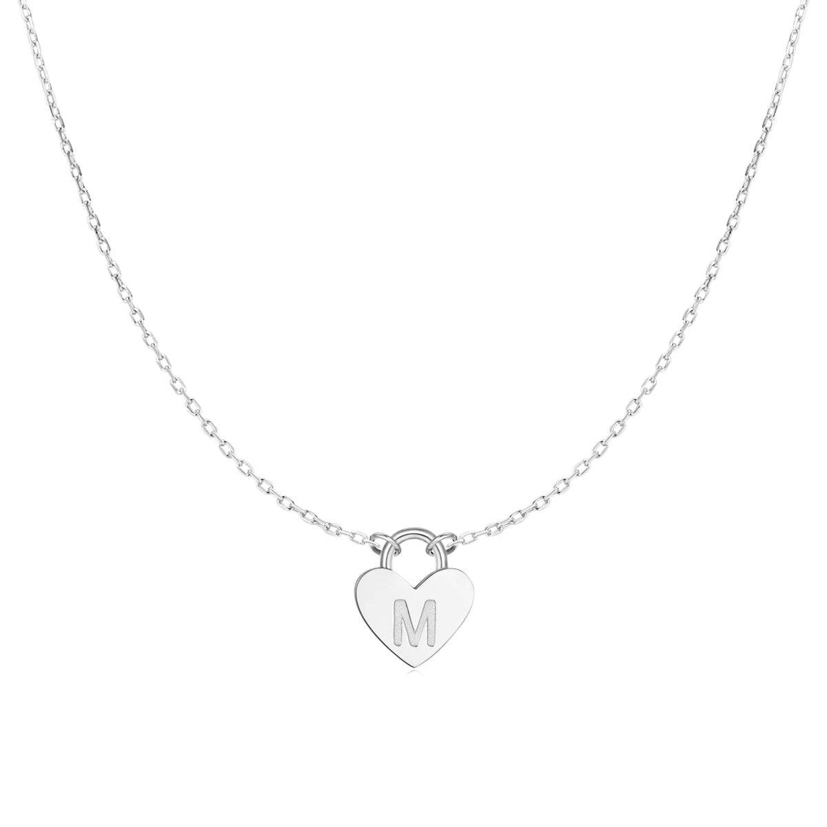 Initial Heart Necklace