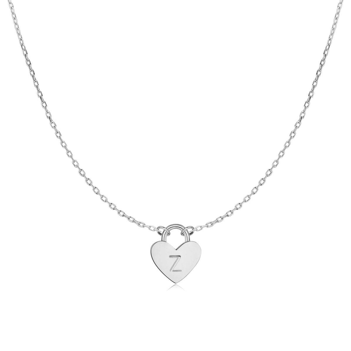 Initial Heart Necklace