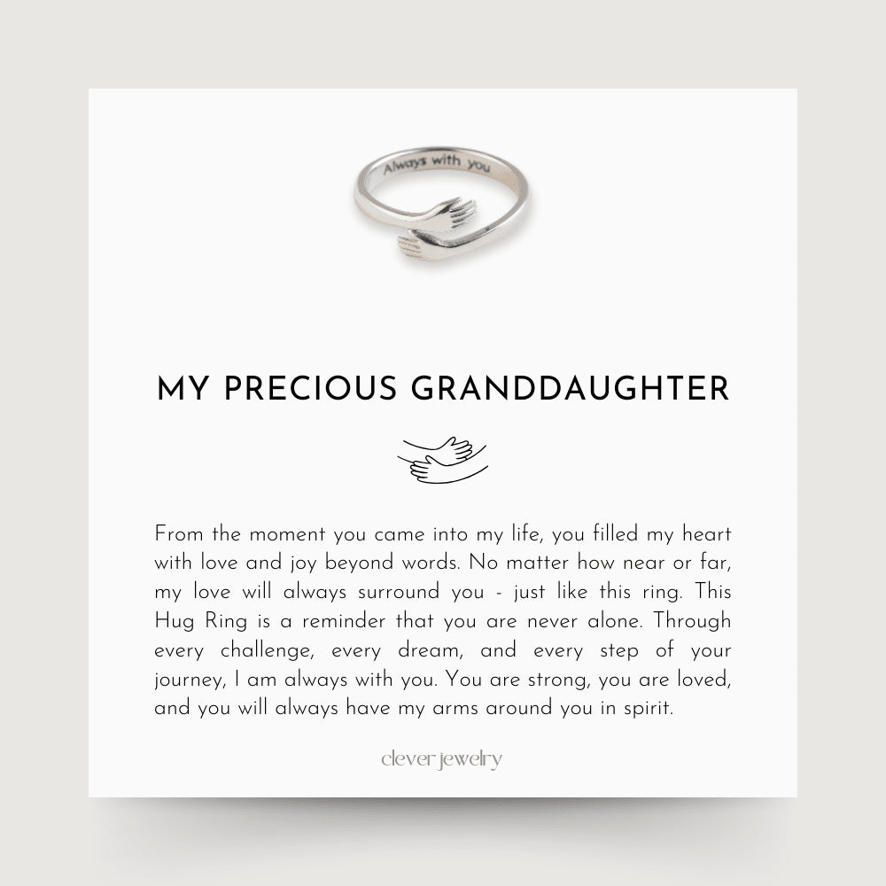 Precious Granddaughter Hug Ring