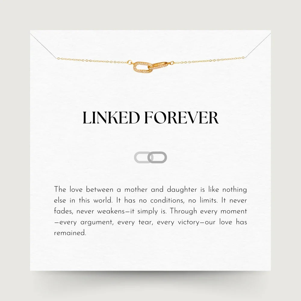 Forever Connected Necklace for Mother and Daughter