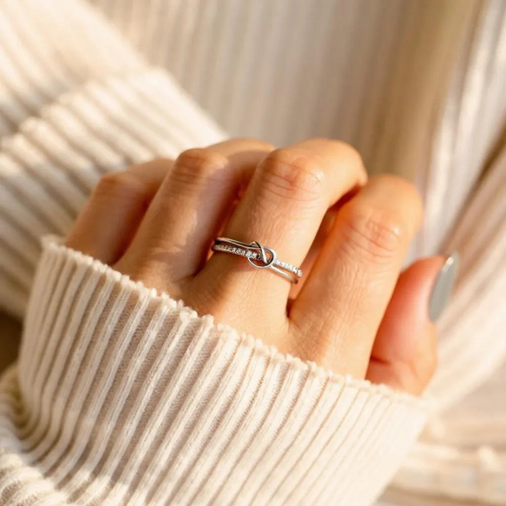 Forever Connected Mother & Daughter Ring