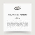 Mountain and Forest Inspired Ring